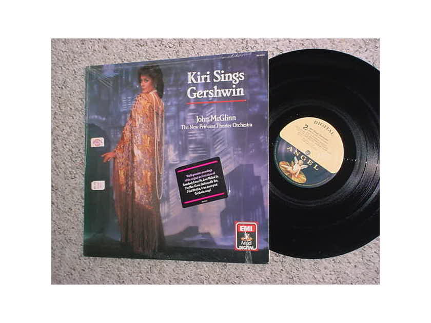 Kiri Te Kanawa  lp record - sings Gershwin John McGlinn new princess theatre orchestra EMI Angel digital DS-47454 dmm 1987