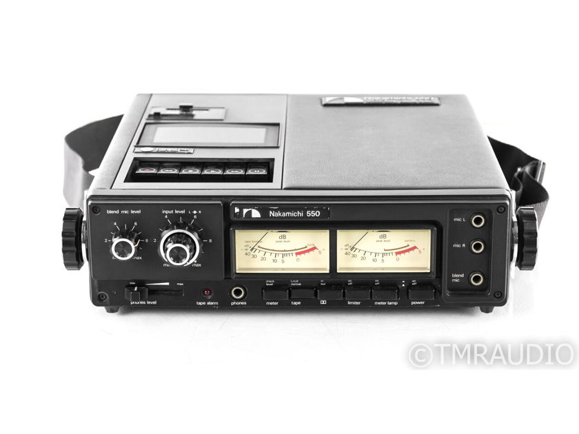 Nakamichi 550 Vintage Portable Cassette Recorder; (No Power Supply) (22784)