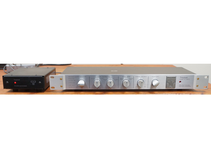 Threshold FET-10HL preamp. Stereophile recommended. $2,500 MSRP