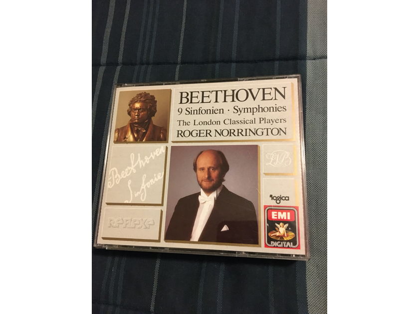 Beethoven Roger Norrington  9 sinfonien symphonies 3 Cd set 1989 EMI