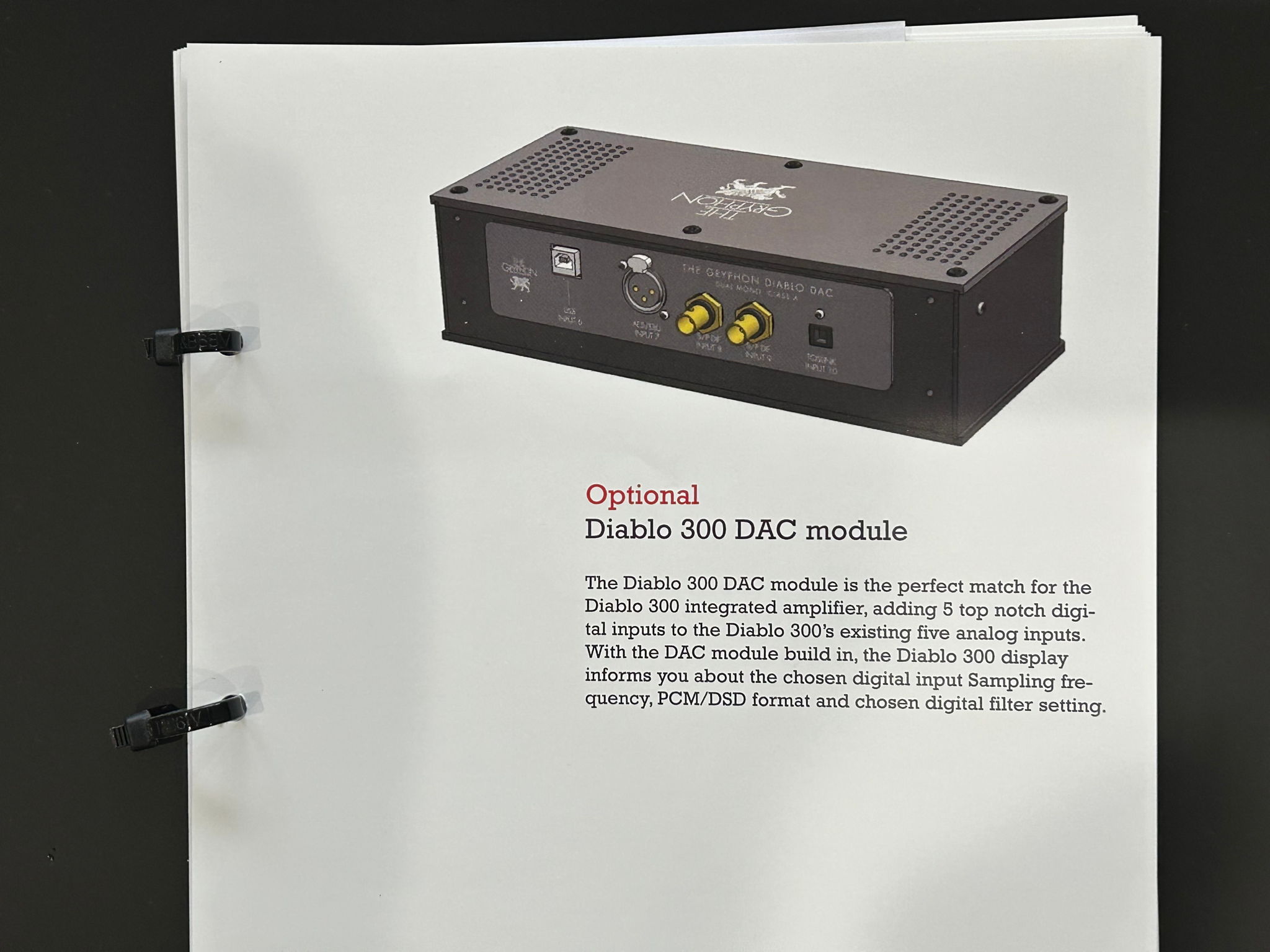 Gryphon Diablo 300 DAC 3