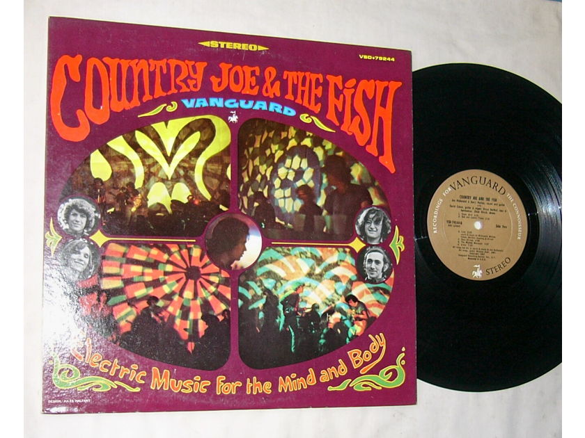 COUNTRY JOE & THE FISH - - ELECTRIC MUSIC - RARE 1967 LP - VANGUARD - PSYCH