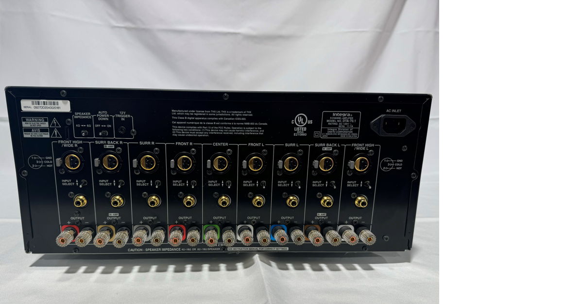 Integra DTA70.1 For Sale Audiogon
