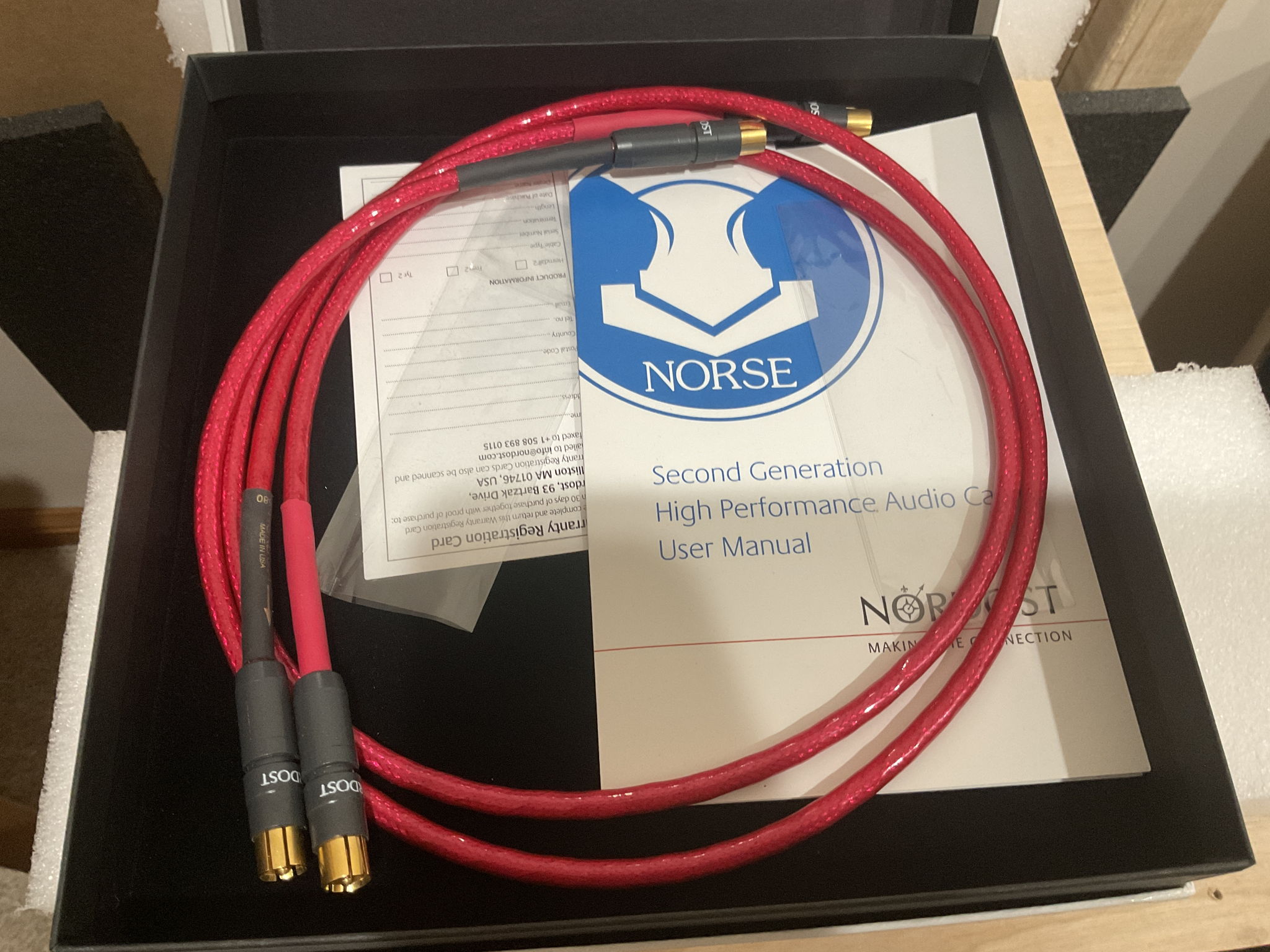 Nordost Heimdall 2 Interconnect 1M 6