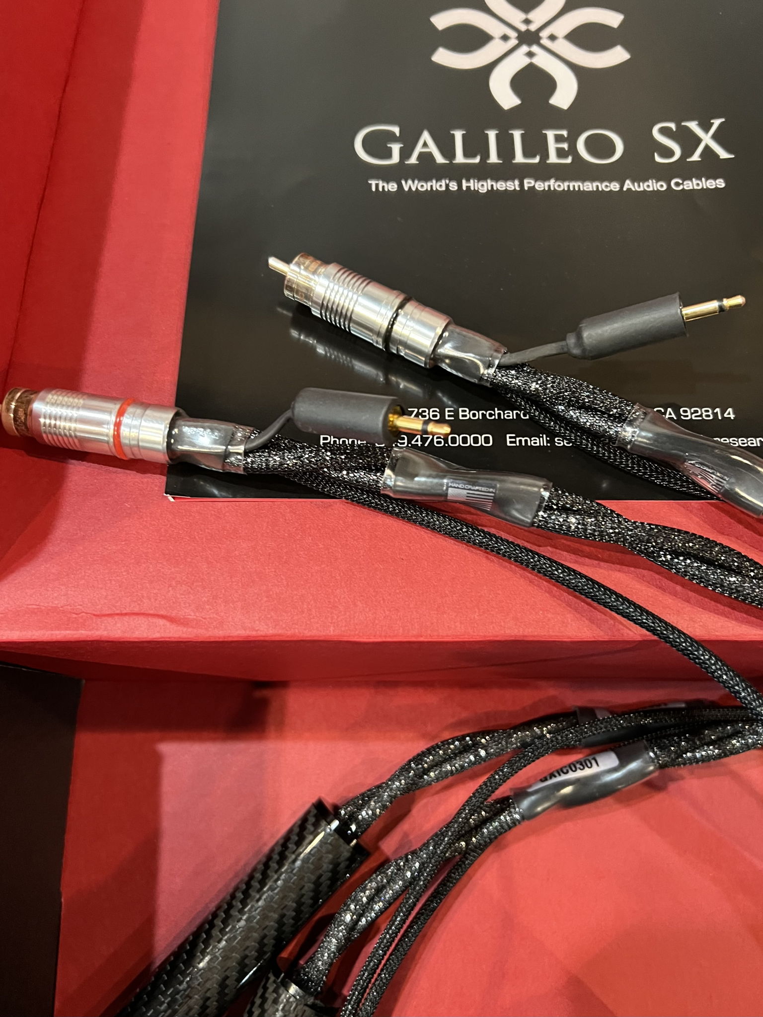 Synergistic Research Galileo SX 1.25m RCA Phono, Spade ... 3