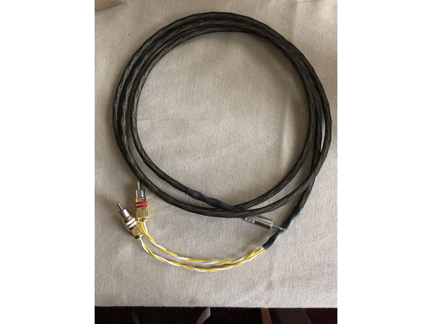 Kimber Kable: GQMINI-CU Audio Interconnect Y-Cable (Dual RCA - 3.5mm) 2 Meters