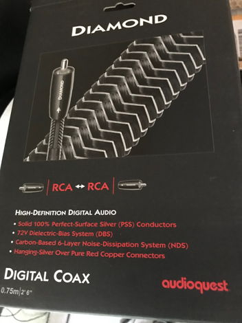 AudioQuest Diamond Digital Coax RCA PSS (perfect surfac...