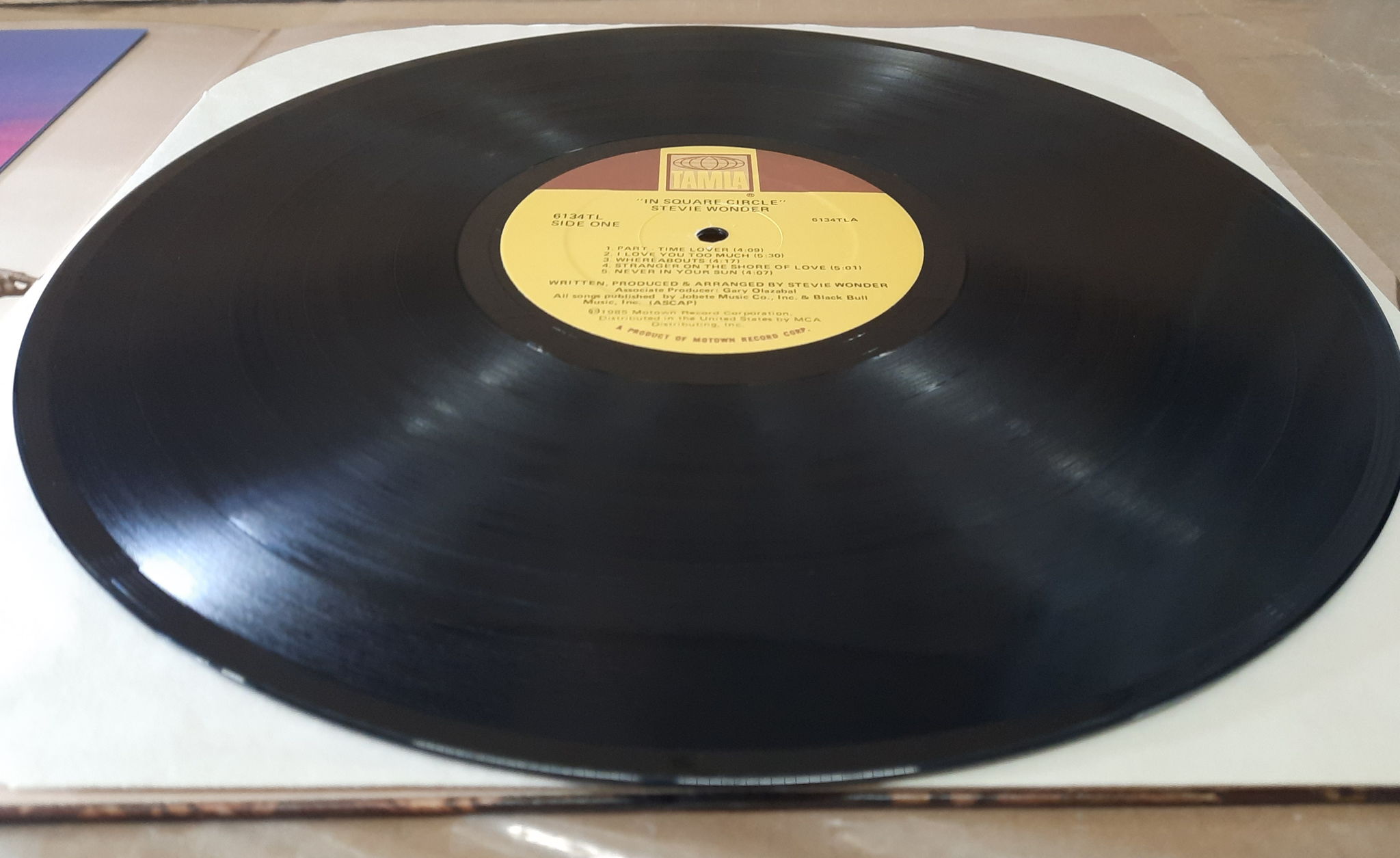 Stevie Wonder - In Square Circle 1985 NM- ORIGINAL VINY... 10