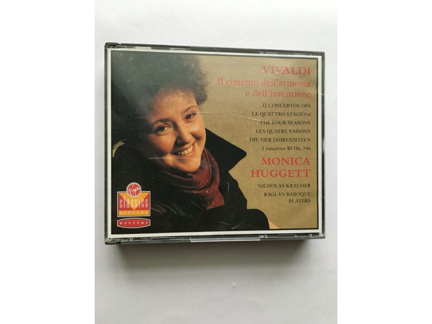 Vivaldi Monica Huggett  IL Cimento Dell Armonia Cd set 1989 Virgin