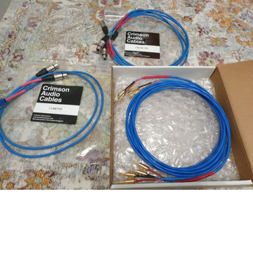Lot of cables Crimson Electronics UK (XLR-RCA, XLR and ...