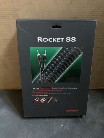 AudioQuest Rocket 88 - 8 foot pair - Full Range - Banan...