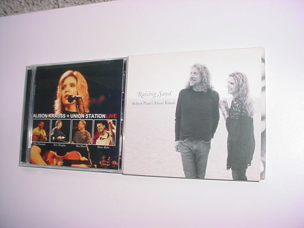 2 cd's Alison Krauss 1 with Robert Plant live and raisi...