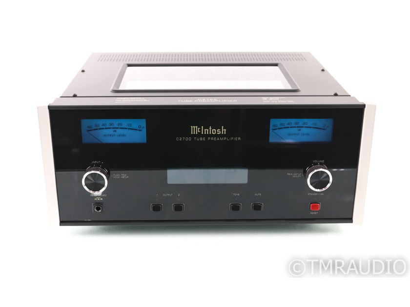 McIntosh C2700 Stereo Tube Preamplifier; MM / MC Phono (New / Open Box) (27406)