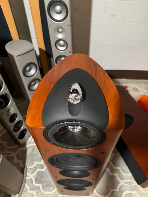 KEF Reference 205 in Beautiful Cherry!! 10