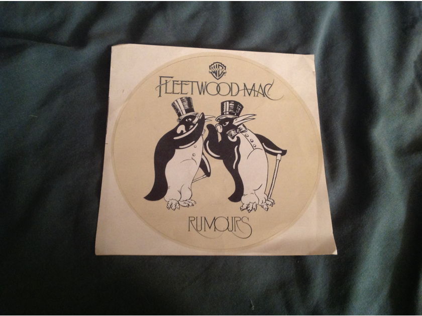 Fleetwood Mac Rumours Warner Brothers Records Promo Sticker