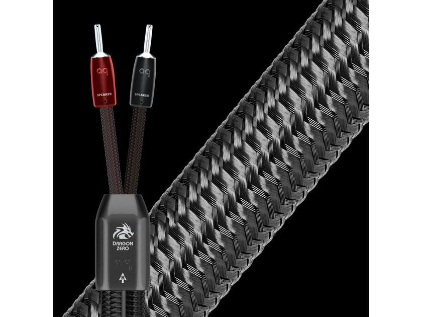 AudioQuest Dragon Zero Speaker Cables - 8' Pair