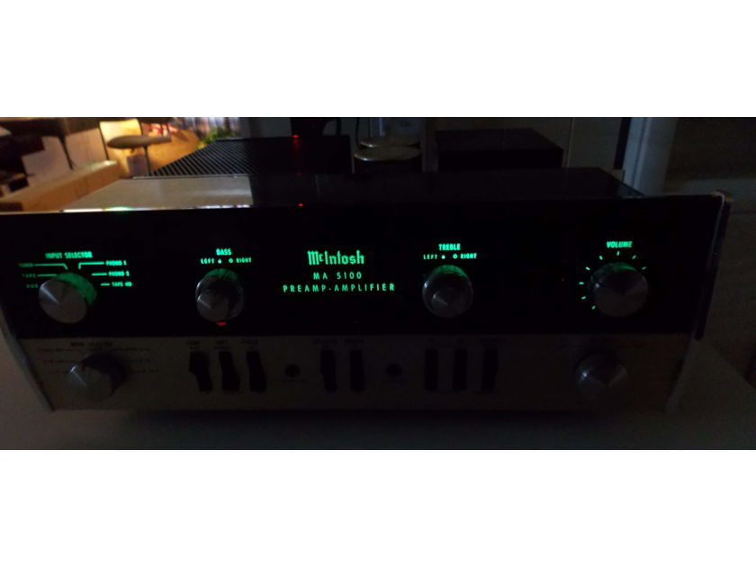MCINTOSH MADE IN U.S.A  MA5100 INTEGRATED STEREO AMPLIFER EXCELLENT CONDITION