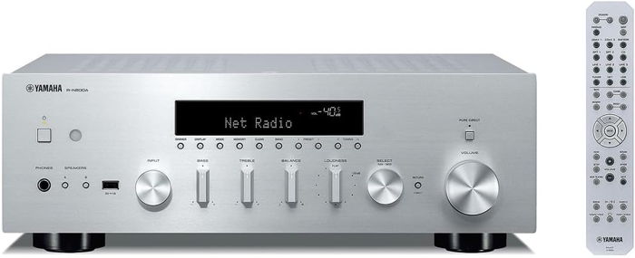 Yamaha 600A Network Receiver with Stream, Silver YAMRN6...
