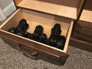  quality storage is always at a premium, the pulls are hand made from solid walnut