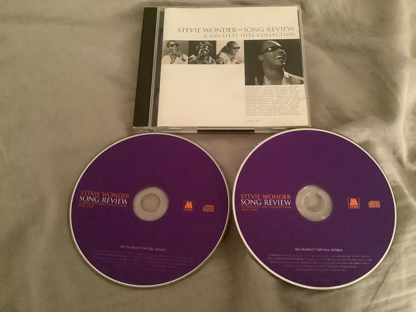 Stevie Wonder Motown Records 2CD Set 31 Tracks Song Review A Greatest Hits Collection