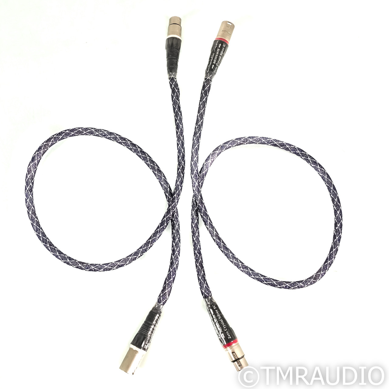 Acoustic Zen Absolute Silver XLR Cables; 1m Pair Balanc... 2