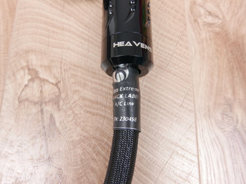 Heavens Gate Audio Ultra Extreme Black Label highend audio power cable 1,1 metre
