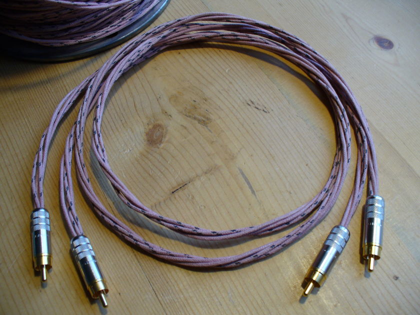 Genuine Western Electric KS13385-L 22GA Stranded 1M RCA Interconnect Cables Excellent Tone & Synergy Tube Amps