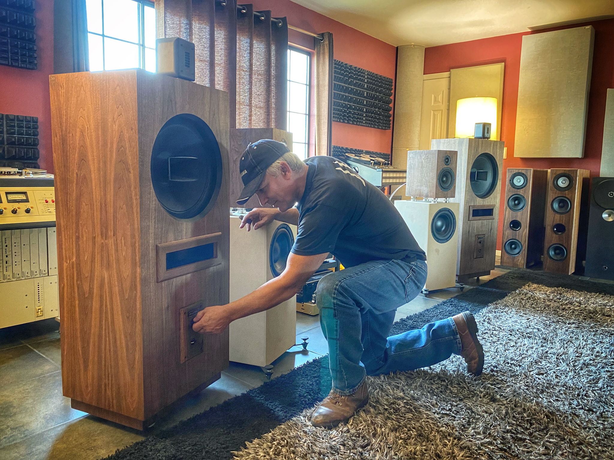 Jon Anderson was in the house today for the debut of his beautiful Altec/GPA builds.