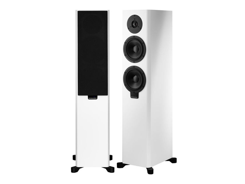 Dynaudio XEO 30 Wireless Powered Floorstanding Speakers; Satin White Pair (New) (24024)