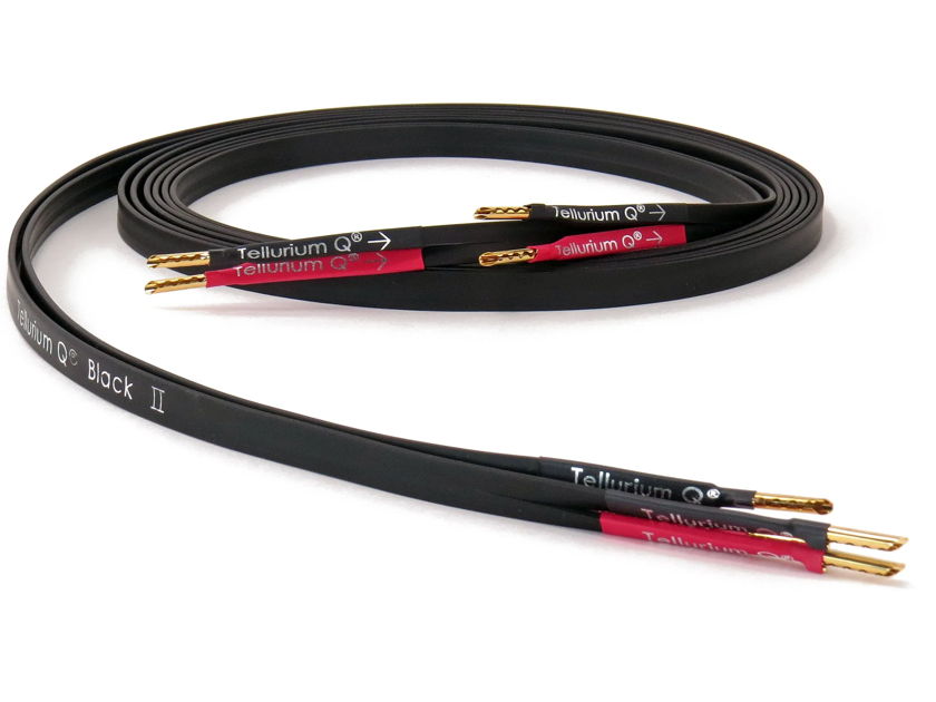 Tellurium Q Black II, 3m pair Speaker Cable