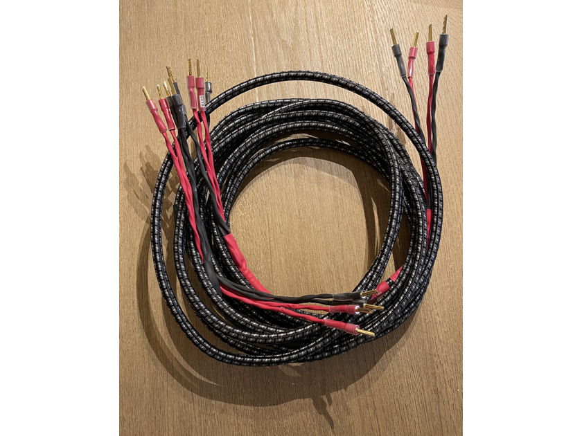 AudioQuest Type 8 No Frills Speaker Cable 15 Foot Bi-Wire