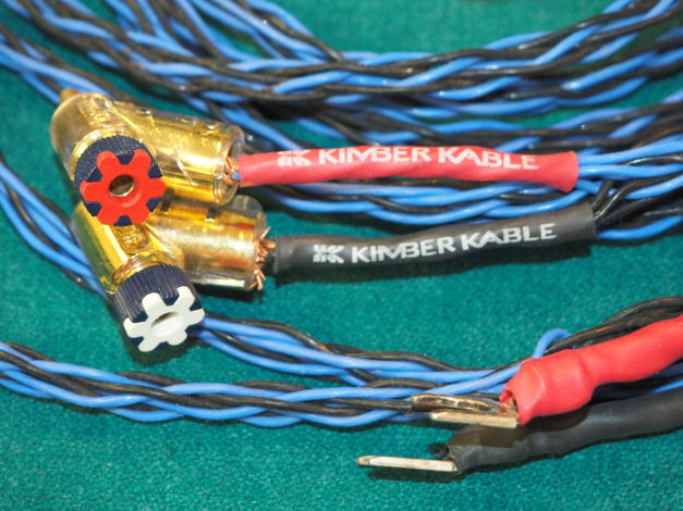 Kimber Kable 4TC Spkr Cable 8 foot pr RARE FIND With WB...