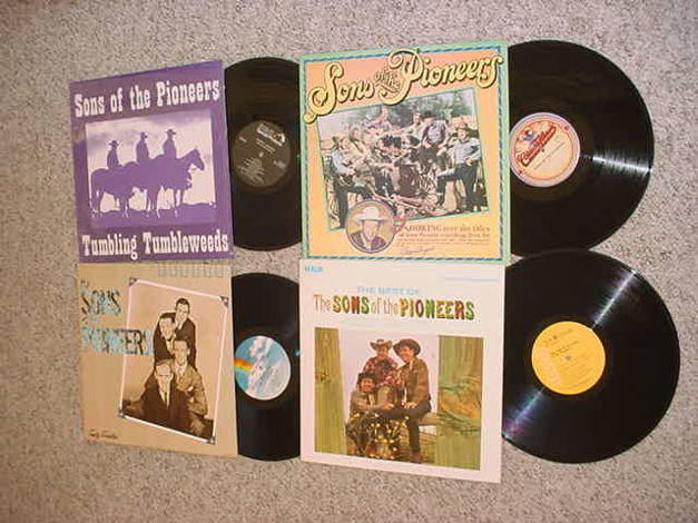 Sons of the Pioneers - lot of 4 lp records country western