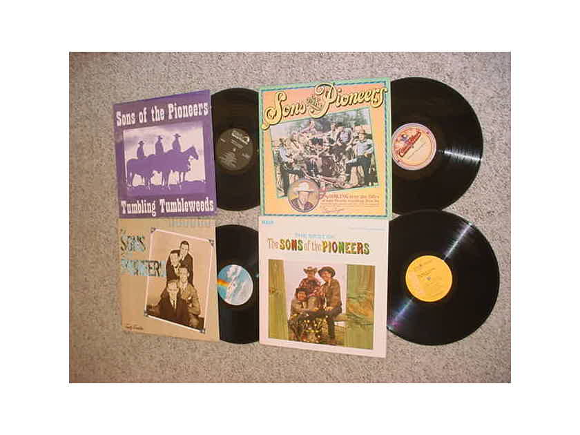 Sons of the Pioneers - lot of 4 lp records country western