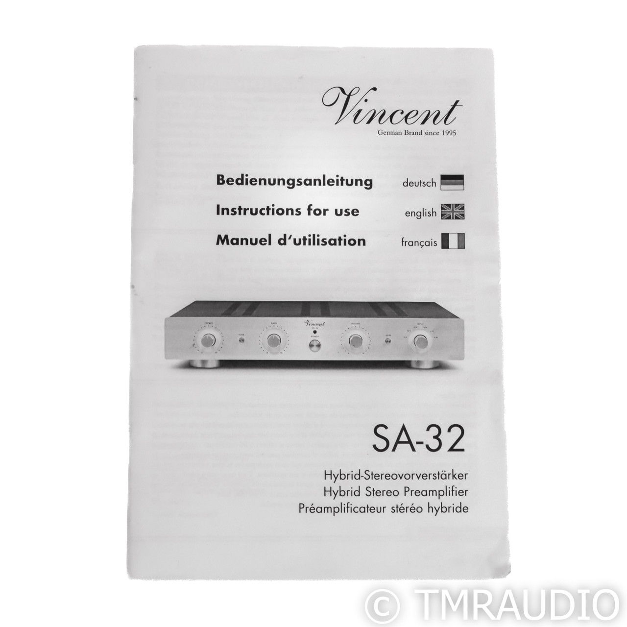 Vincent Audio SA-32 Stereo Tube Hybrid Preamplifier  (5... 11