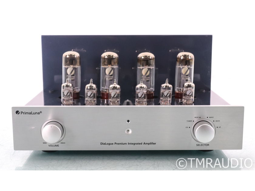 PrimaLuna DiaLogue Premium Stereo Tube Integrated Amplifier; Silver; Remote (44688)