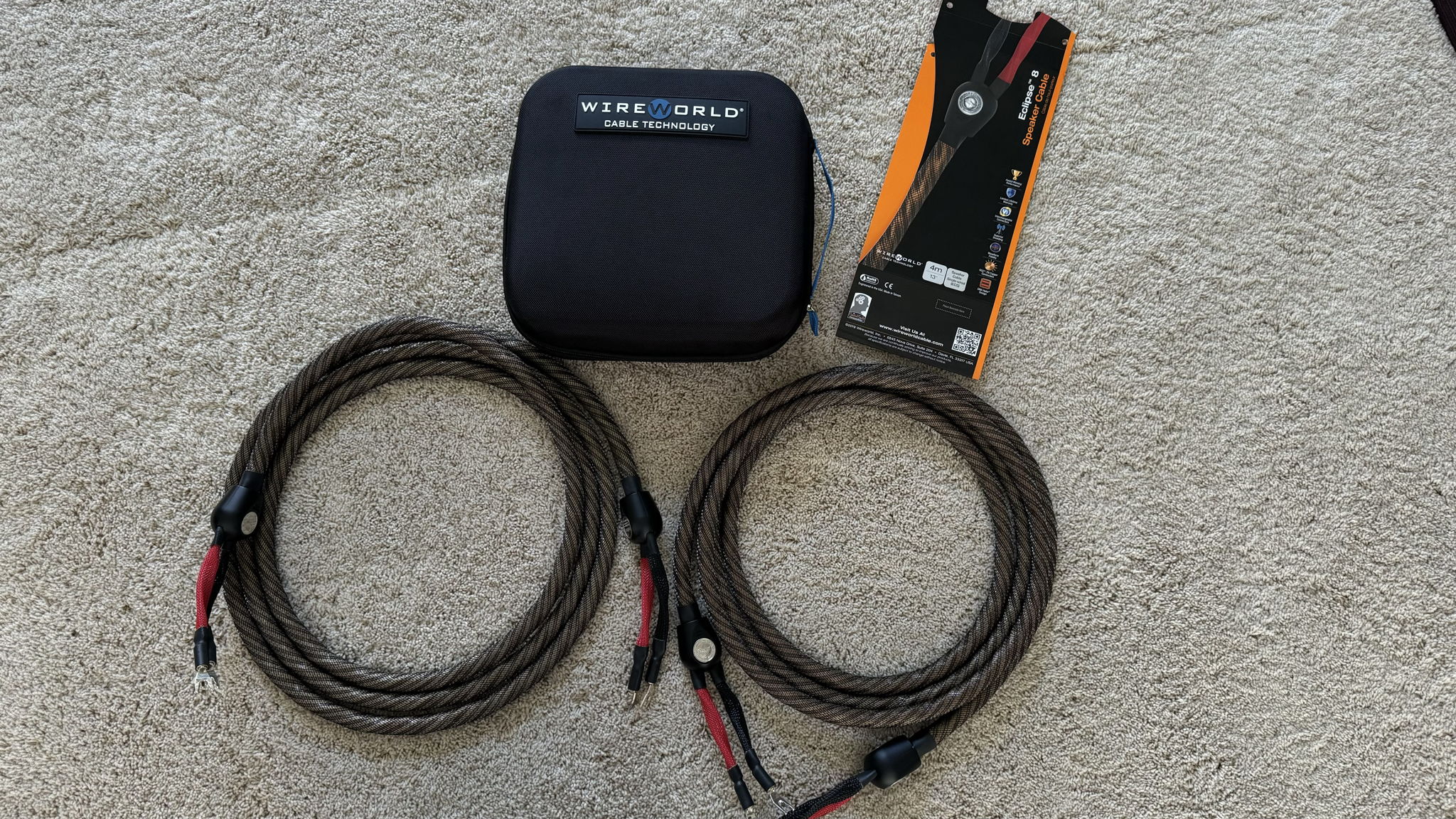 Wireworld Eclipse 8 Speaker Cables 4.0m