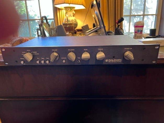 BAUMAN PRO-400 STEREO PREAMP AND POWER SUPPLY