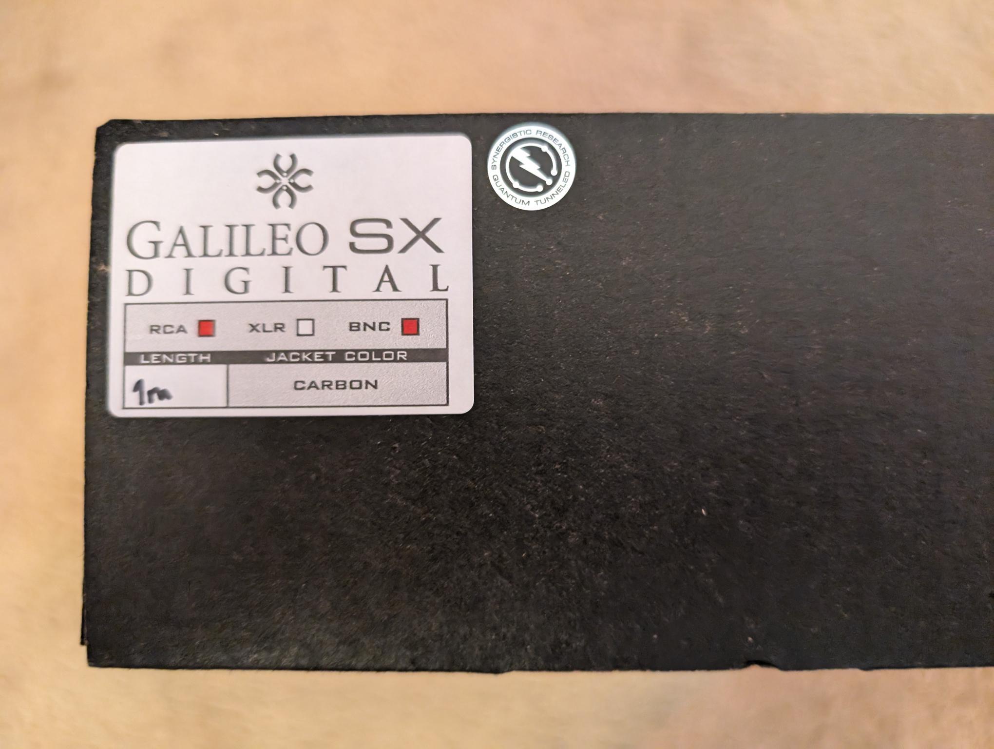 Synergistic Research Galileo SX Digiital  RCA-BNC 1M wi... 2