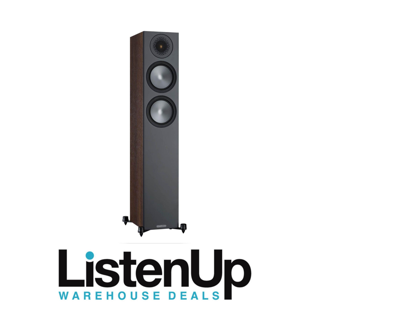 Monitor Audio Bronze 200 Floor-Standing Speaker (EACH) - Walnut