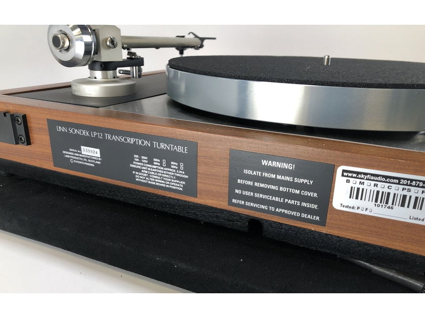 Linn LP12 Transcription Turntable with Upgrades and New Sumiko Cartridge