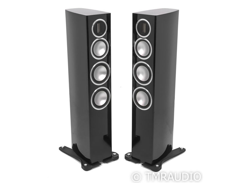 Monitor Audio 4G Gold 200 Floorstanding Speakers; Piano Black Pair (48884)