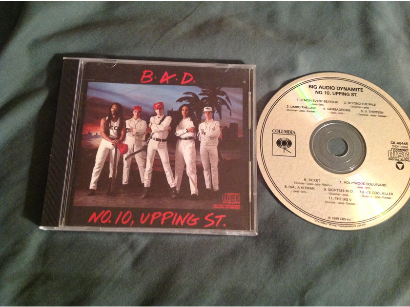 Big Audio Dynamite  No. 10,Upping St.Not Remastered Compact Disc