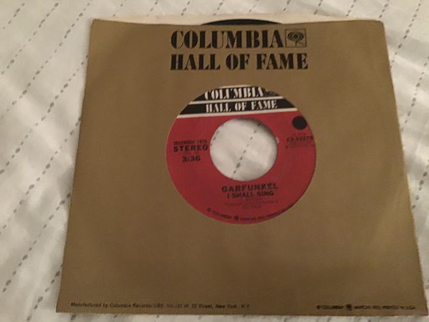 Art Garfunkel Columbia Hall Of Fame 45 With  NM  All I ...