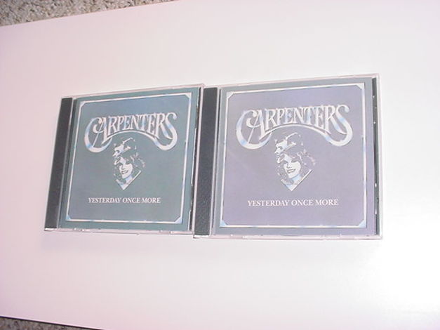 The Carpenters double cd  - yesterday once more disc 1 ...