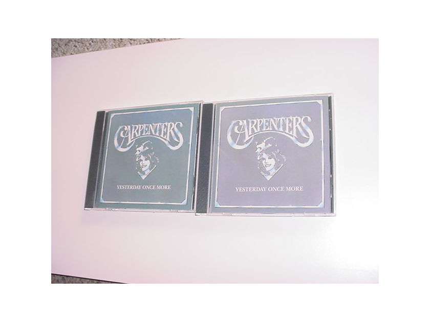 The Carpenters double cd  - yesterday once more disc 1 and 2