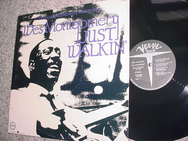 jazz Wes Montgomery  - lp record just walkin  1971 verv...