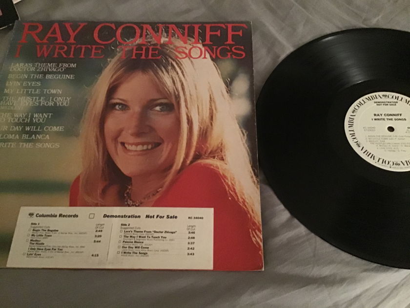 Ray Conniff White Label Promo LP I Write The Songs