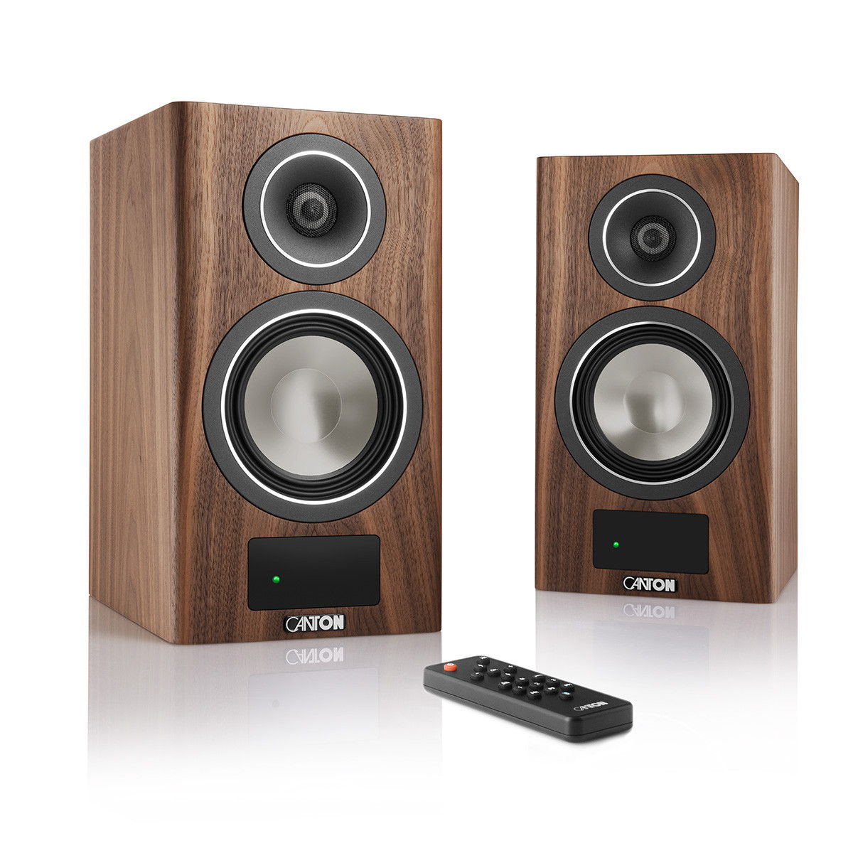 Canton Smart Townus 2 Bookshelf Speakers; Walnut Pai (6...