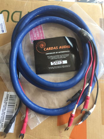 Cardas Clear Cygnus 3m bi-wire speaker cables 1/4" spad...